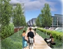 Artist's impression of Festival Quay's green space