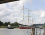 The Tall Ship passes Erskine