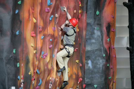 Climbing is one of the activities on offer at Xscape