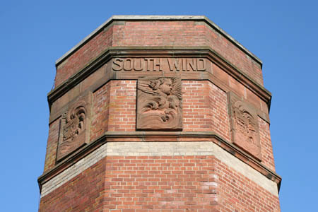 Detail of the Four Winds building