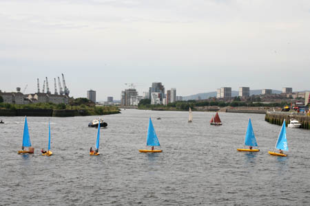 Sailboats on the Clyde