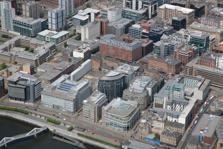 Aerial view of Glasgow's IFSD