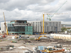 The new South Glasgow Hospital under construction