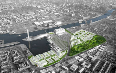 The Creative Clyde masterplan for Festival Park and Pacific Quay