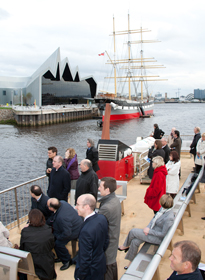 Delegates enjoyed a boat trip on the River Clyde on the first day of the conference