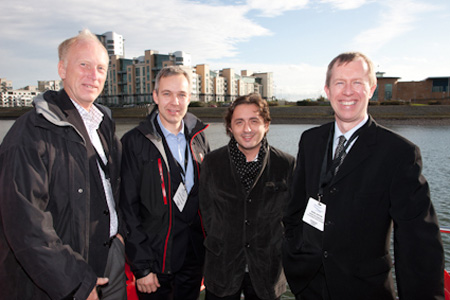 Clyde Waterfront's Mark Barton with conference delegates
