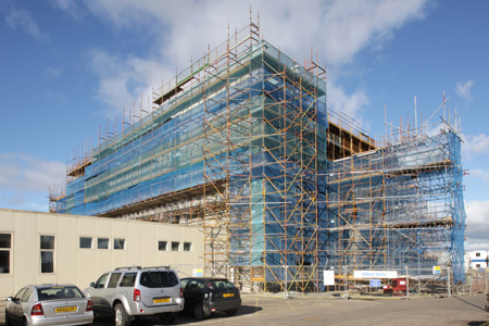 Building continues at the new South Glasgow Hospital