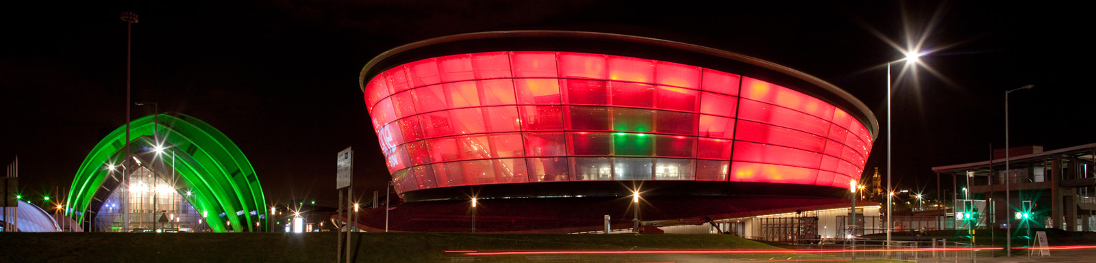 The Clyde Auditorium and SSE Hydro